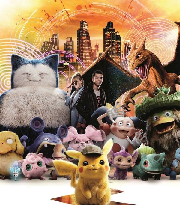 Name all 54 species of Pokémon appearing in `Detective Pikachu` 2